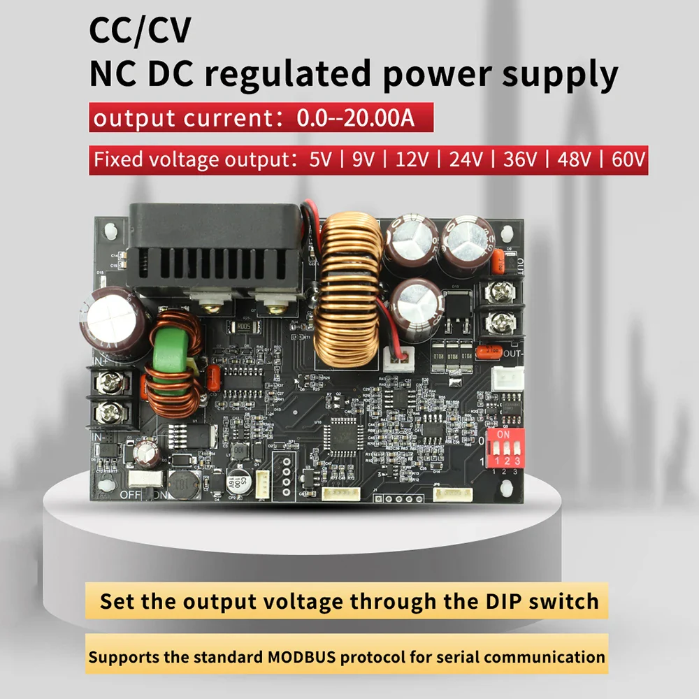 0~60V CNC Adjustable DC Stabilized Voltage Power Supply Constant Voltage and Constant Current 15A/20A 900/1200W Step-Down Module - Image 2