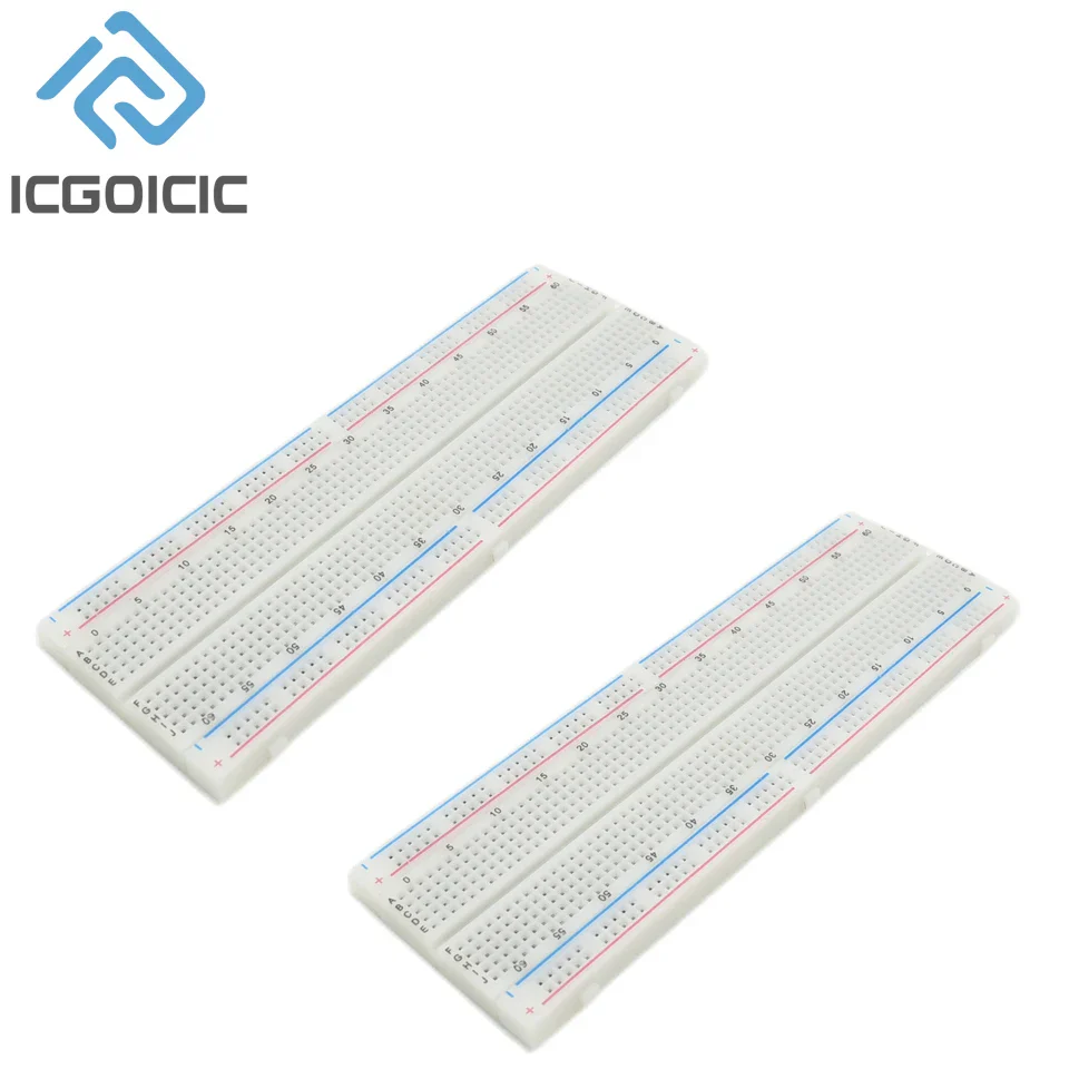 1-10PCS Breadboard 830 Point PCB Bread Board MB-102 Prototype PCB Solderless Breadboard Protoboard Circuit PCB DIY Kit - Image 10