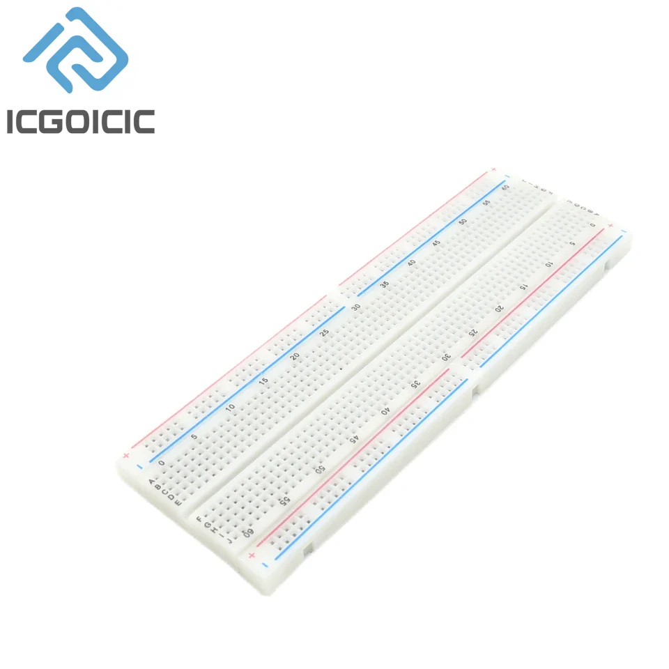 1-10PCS Breadboard 830 Point PCB Bread Board MB-102 Prototype PCB Solderless Breadboard Protoboard Circuit PCB DIY Kit - Image 3