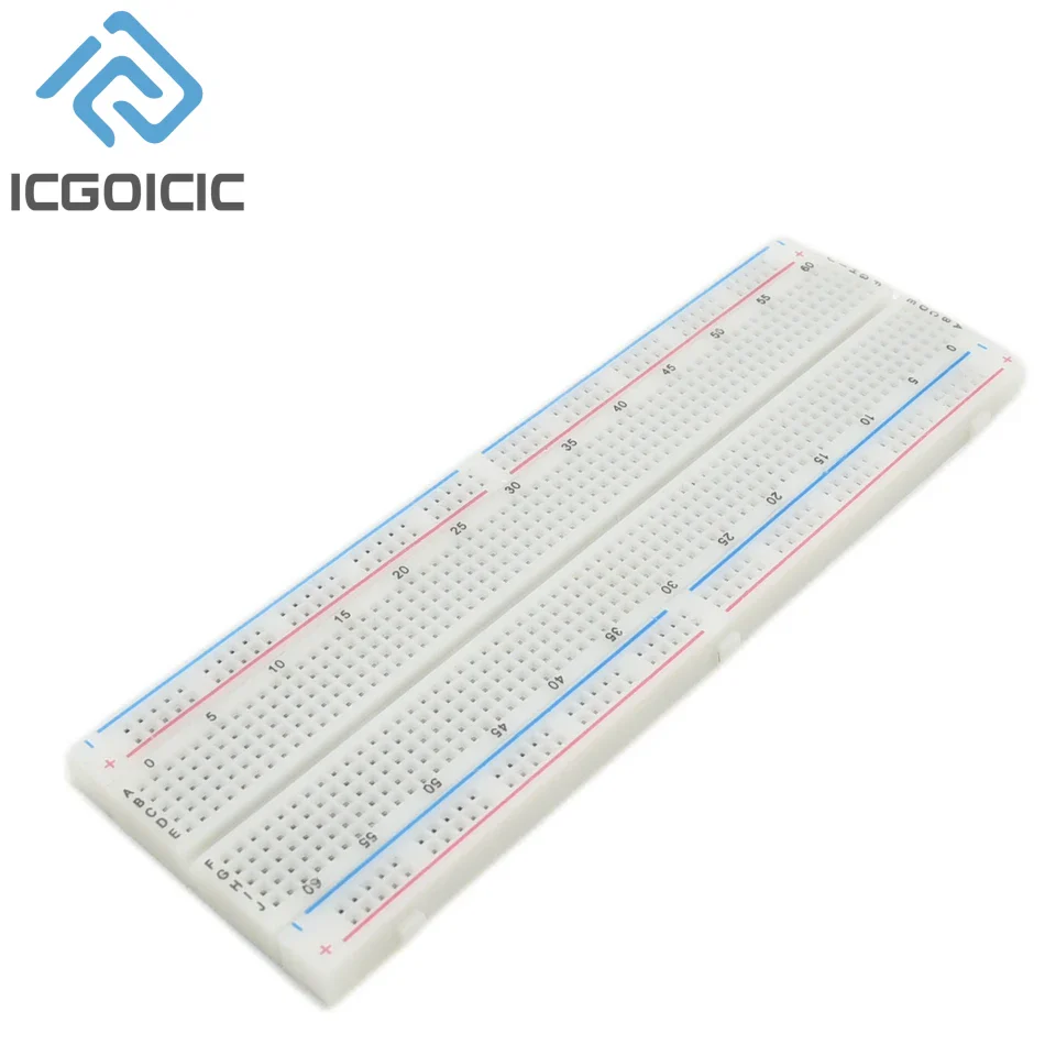 1-10PCS Breadboard 830 Point PCB Bread Board MB-102 Prototype PCB Solderless Breadboard Protoboard Circuit PCB DIY Kit - Image 4