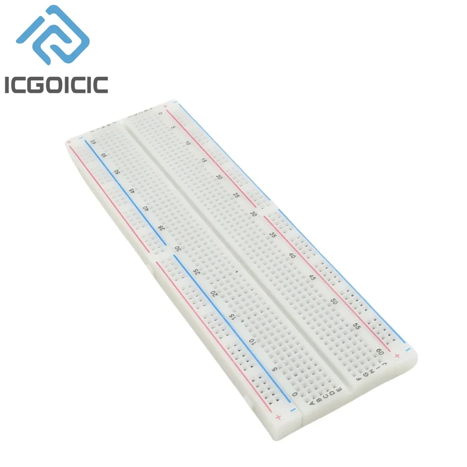 1-10PCS Breadboard 830 Point PCB Bread Board MB-102 Prototype PCB Solderless Breadboard Protoboard Circuit PCB DIY Kit - Image 5