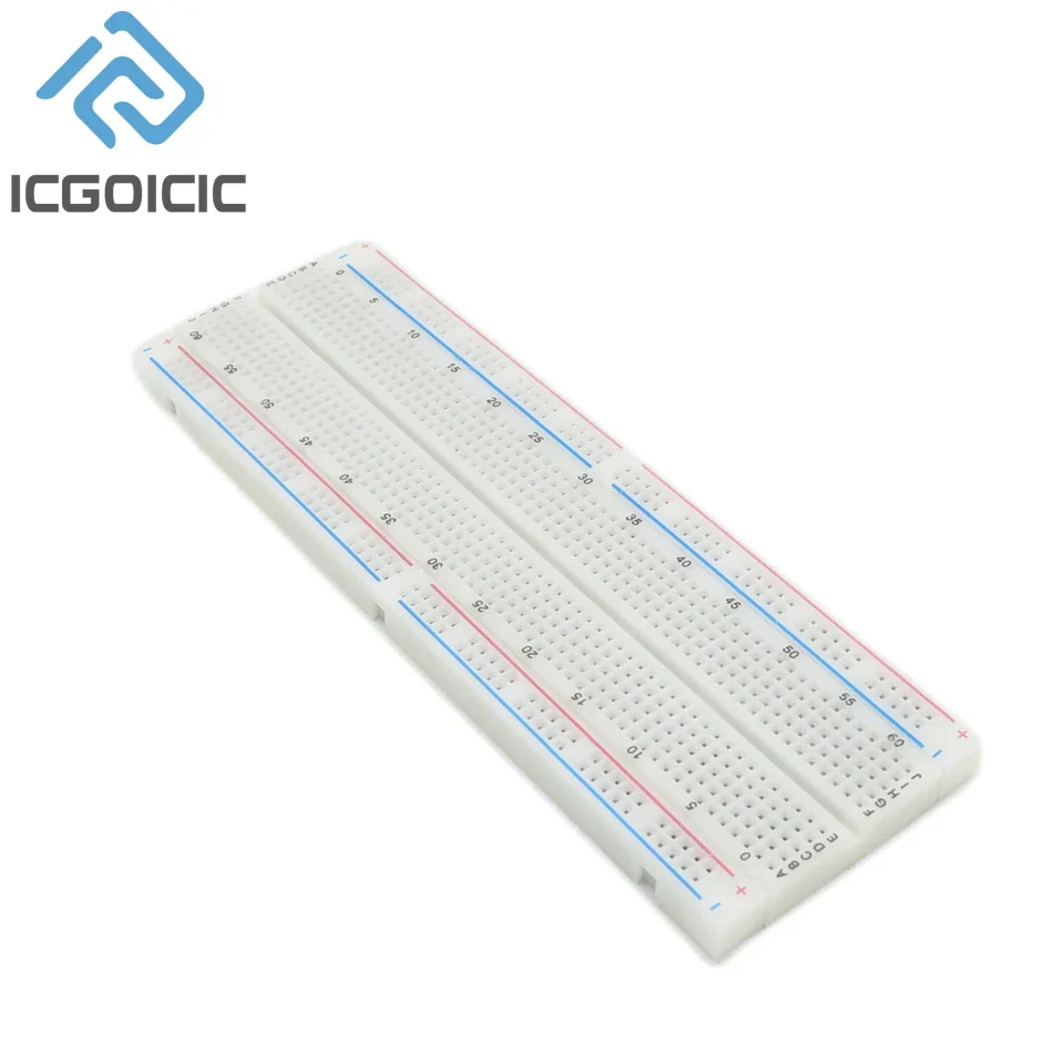 1-10PCS Breadboard 830 Point PCB Bread Board MB-102 Prototype PCB Solderless Breadboard Protoboard Circuit PCB DIY Kit - Image 6