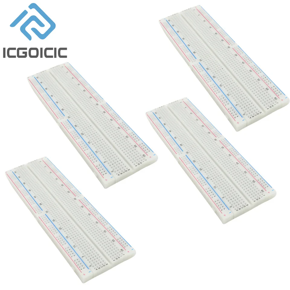 1-10PCS Breadboard 830 Point PCB Bread Board MB-102 Prototype PCB Solderless Breadboard Protoboard Circuit PCB DIY Kit - Image 7
