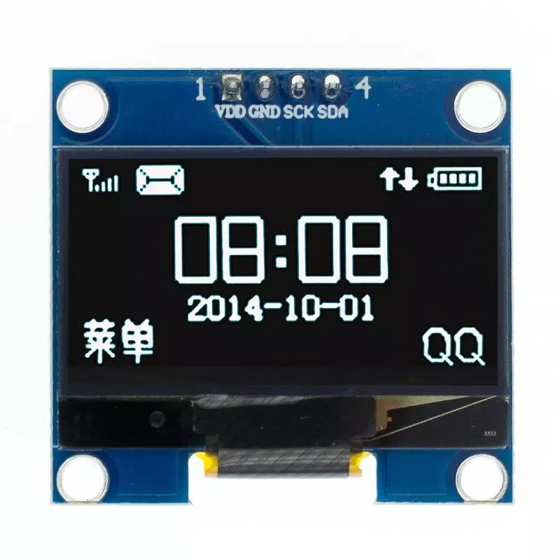 1.3" OLED Module 1.3 inch Display Module White/Blue 128X64SPI/IIC I2C Communicate Color 1.3 Inch OLED LCD LED Display Module - Image 4