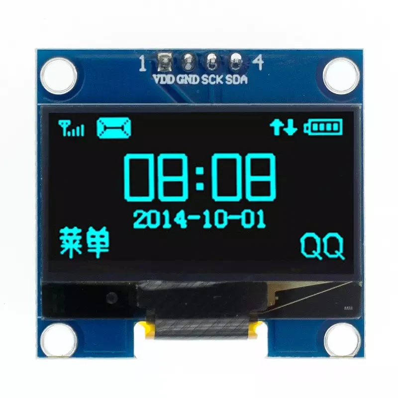 1.3" OLED Module 1.3 inch Display Module White/Blue 128X64SPI/IIC I2C Communicate Color 1.3 Inch OLED LCD LED Display Module - Image 5