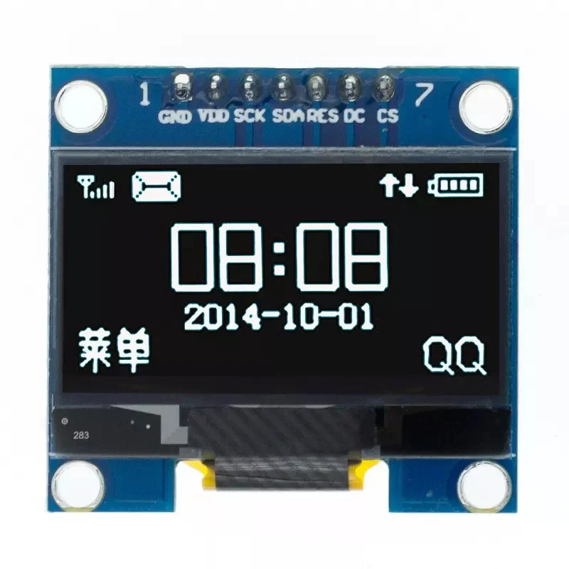 1.3" OLED Module 1.3 inch Display Module White/Blue 128X64SPI/IIC I2C Communicate Color 1.3 Inch OLED LCD LED Display Module - Image 6