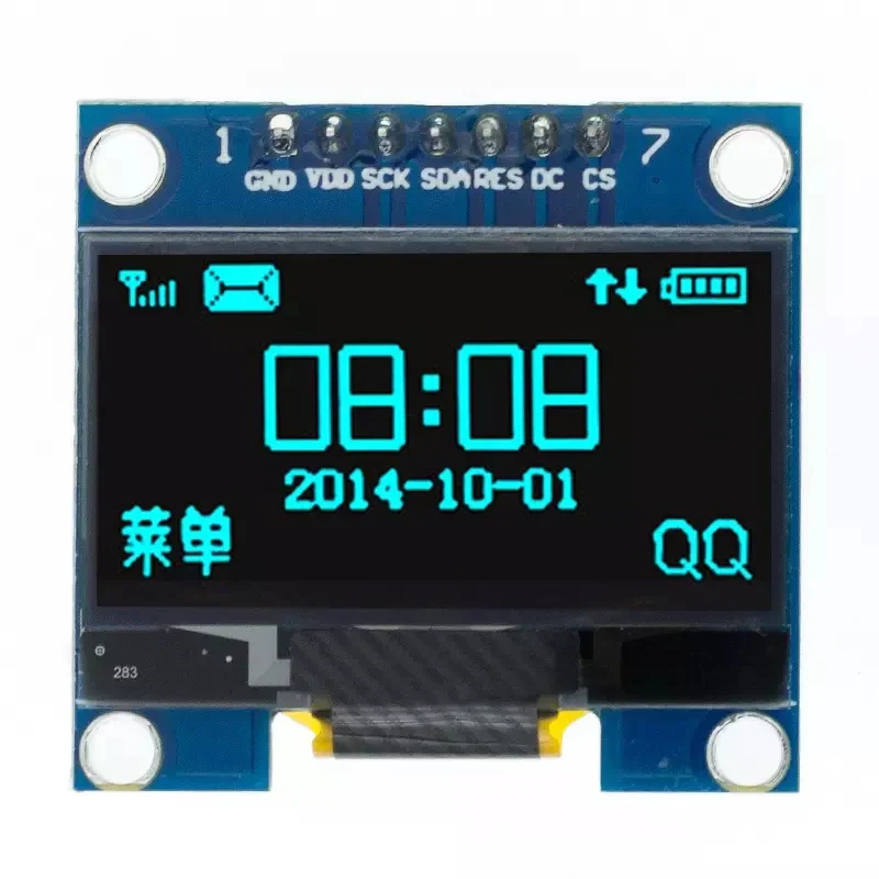 1.3" OLED Module 1.3 inch Display Module White/Blue 128X64SPI/IIC I2C Communicate Color 1.3 Inch OLED LCD LED Display Module - Image 7