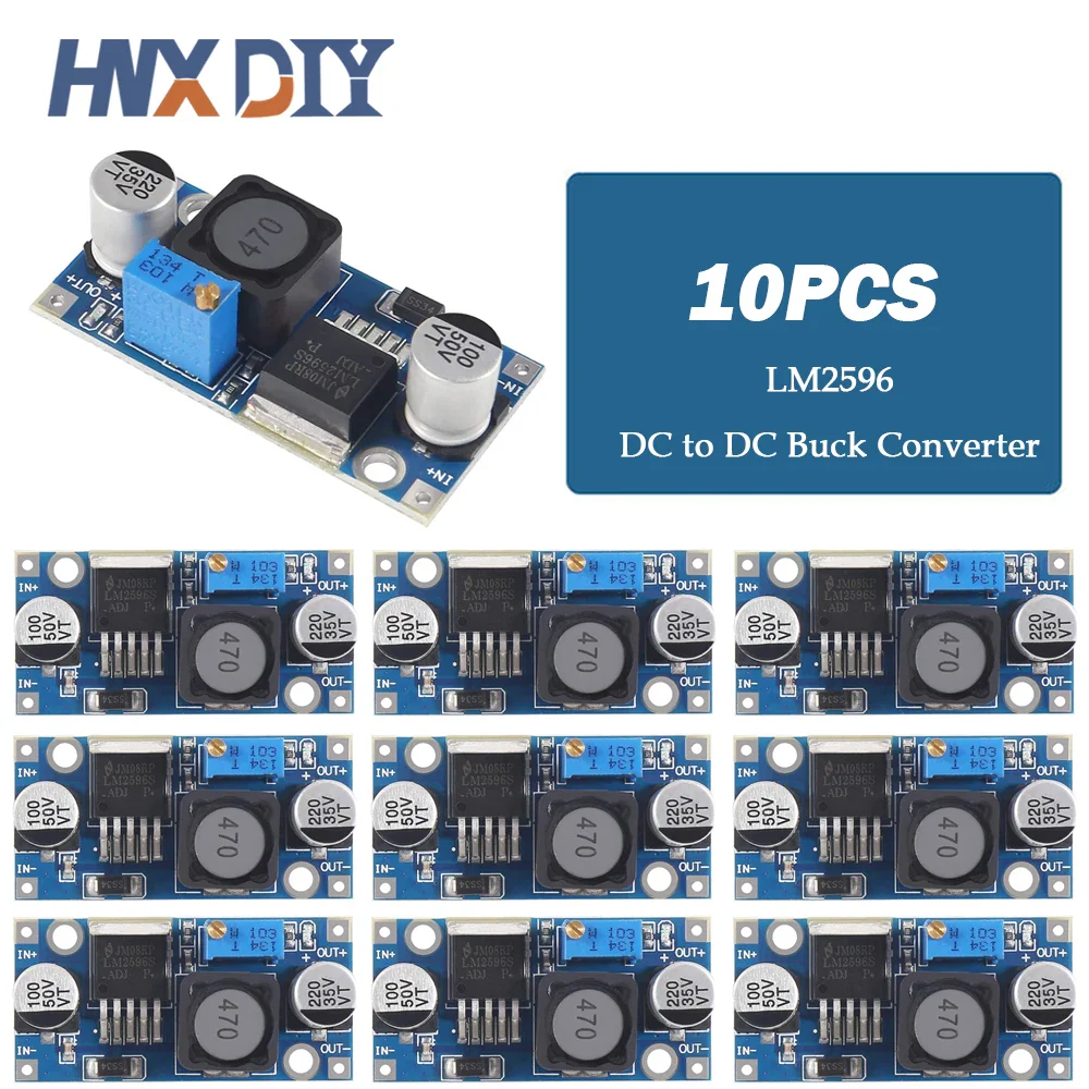 1/5/10pcs LM2596 DC to DC Buck Converter 3.0-40V to 1.5-35V Power Supply Step Down Module - Image 8