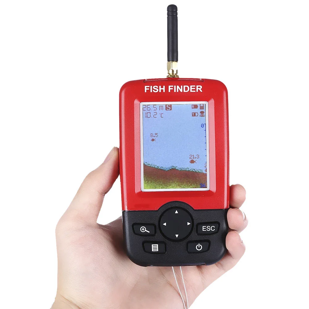 100M Portable Sonar Fish Finders Fishing lure Echo Sounder Fishing Finder Alarm Transducer Lake Sea Fishing - Image 4