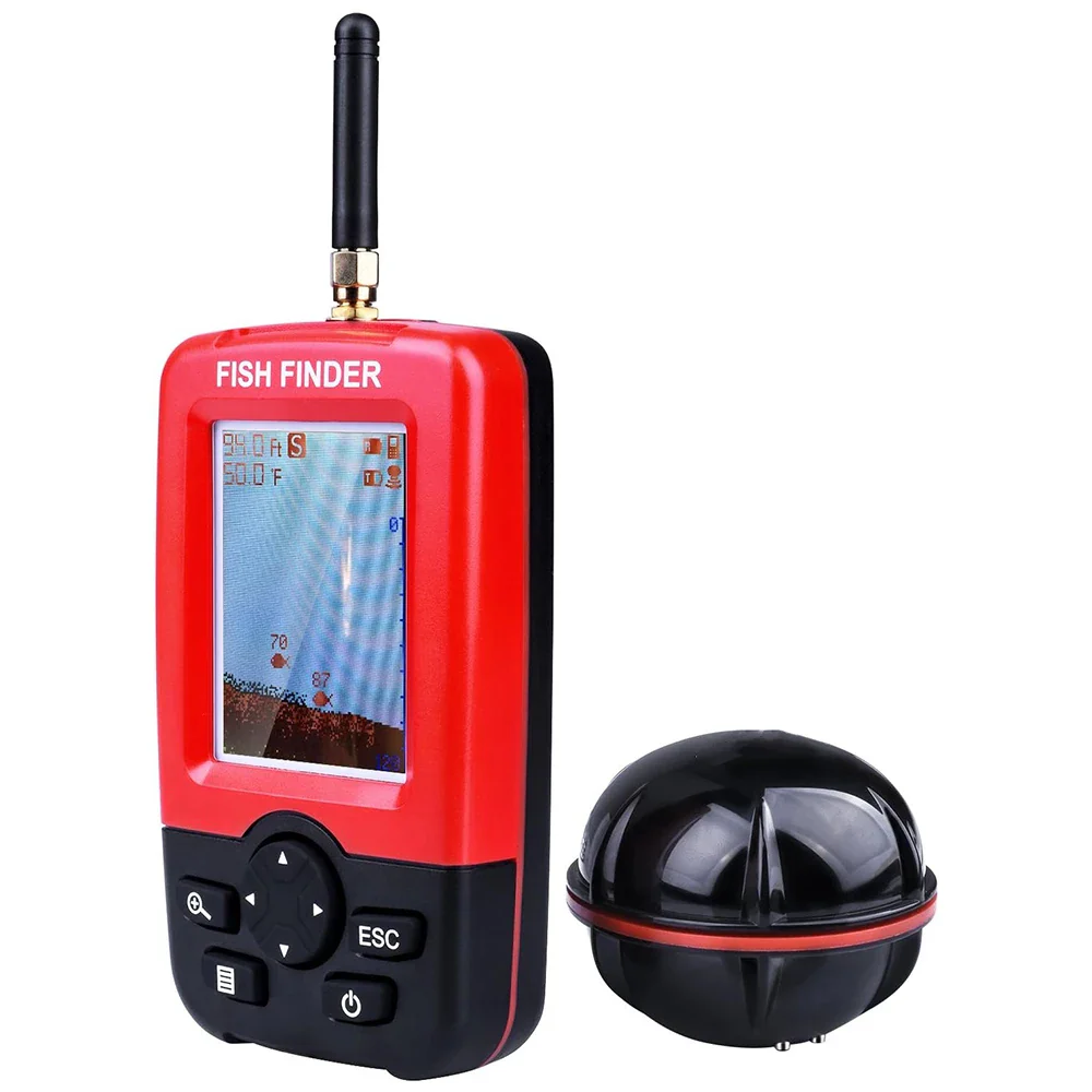 100M Portable Sonar Fish Finders Fishing lure Echo Sounder Fishing Finder Alarm Transducer Lake Sea Fishing - Image 7