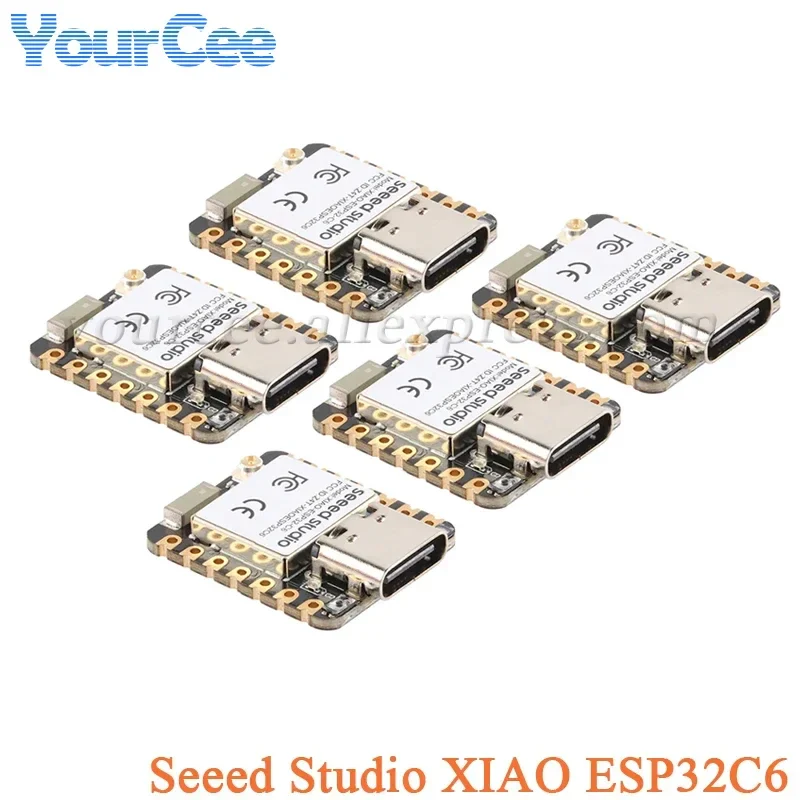 10pcs/1pc ESP32 Seeed Studio XIAO ESP32C6 WiFi 6+Bluetooth-compatible Ble 5 Zigbee Matter Wireless Development Board esp32C3 - Image 19