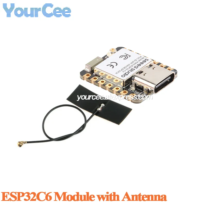 10pcs/1pc ESP32 Seeed Studio XIAO ESP32C6 WiFi 6+Bluetooth-compatible Ble 5 Zigbee Matter Wireless Development Board esp32C3 - Image 23