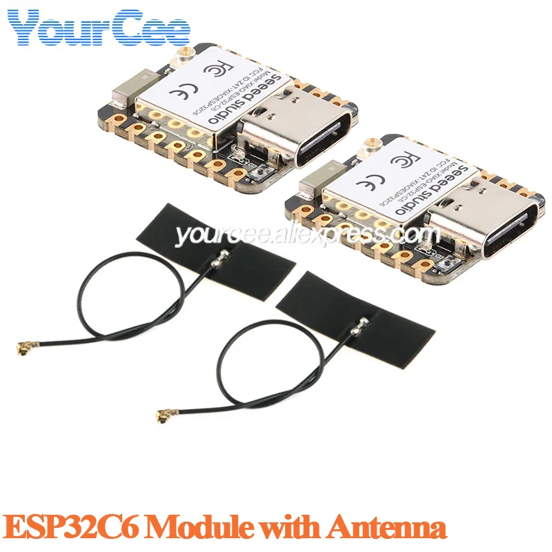 10pcs/1pc ESP32 Seeed Studio XIAO ESP32C6 WiFi 6+Bluetooth-compatible Ble 5 Zigbee Matter Wireless Development Board esp32C3 - Image 24