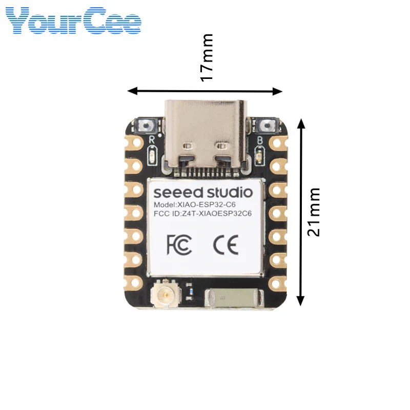 10pcs/1pc ESP32 Seeed Studio XIAO ESP32C6 WiFi 6+Bluetooth-compatible Ble 5 Zigbee Matter Wireless Development Board esp32C3 - Image 3