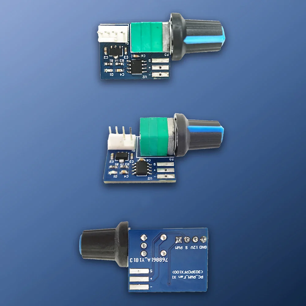 12V Single Channel PWM Fan Speed Controller with 25KHZ Frequency Duty Cycle Adjustable from 0% to 97% - Image 3