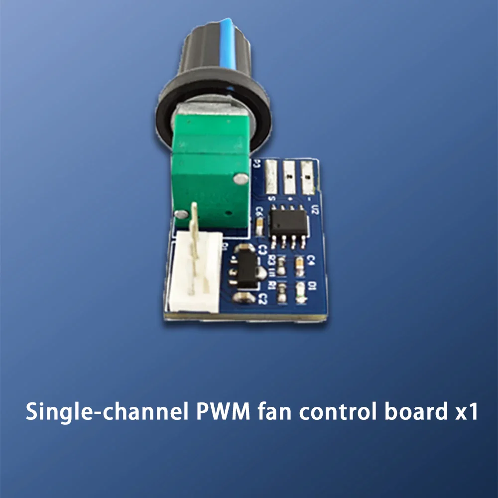 12V Single Channel PWM Fan Speed Controller with 25KHZ Frequency Duty Cycle Adjustable from 0% to 97% - Image 4