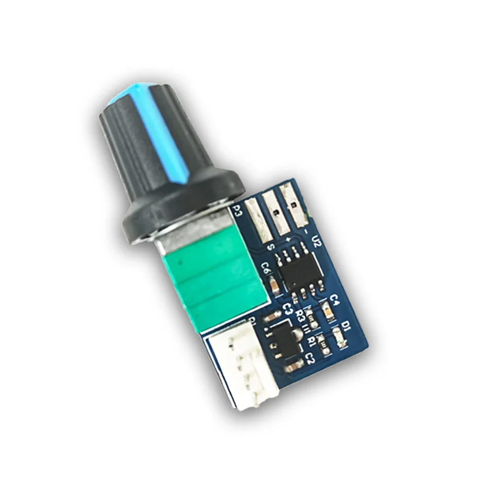 12V Single Channel PWM Fan Speed Controller with 25KHZ Frequency Duty Cycle Adjustable from 0% to 97% - Image 5