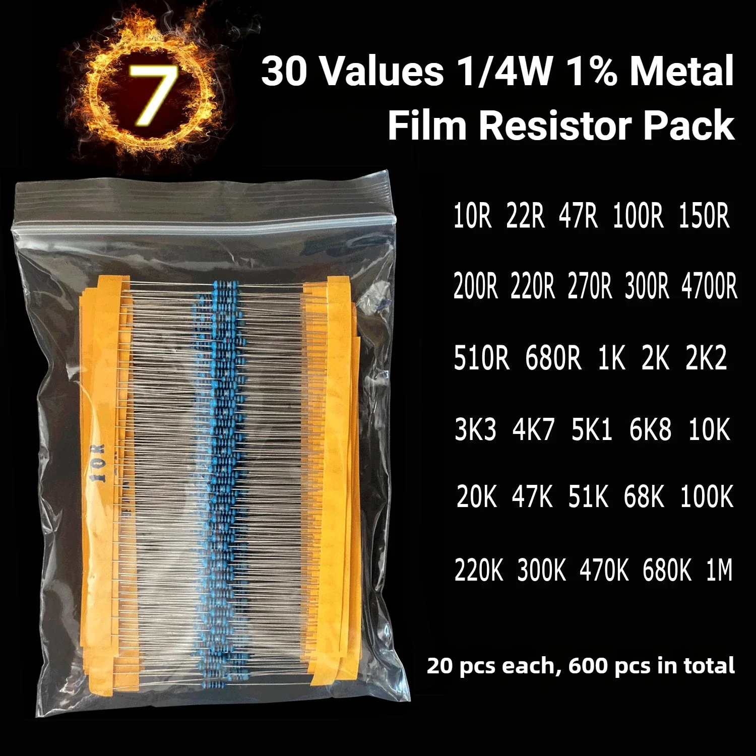 1500Pcs Electronic Components Starter Kit Resistor Capacitor LED Diode Transistor Assortment Pack for DIY Arduino - Image 8