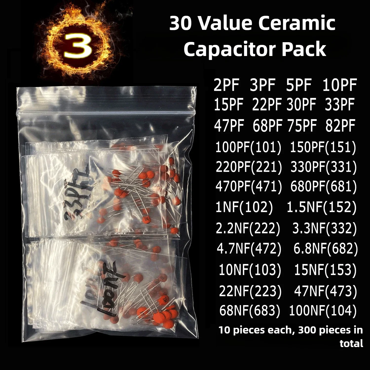 1500Pcs Electronic Components Starter Kit Resistor Capacitor LED Diode Transistor Assortment Pack for DIY Arduino - Image 9