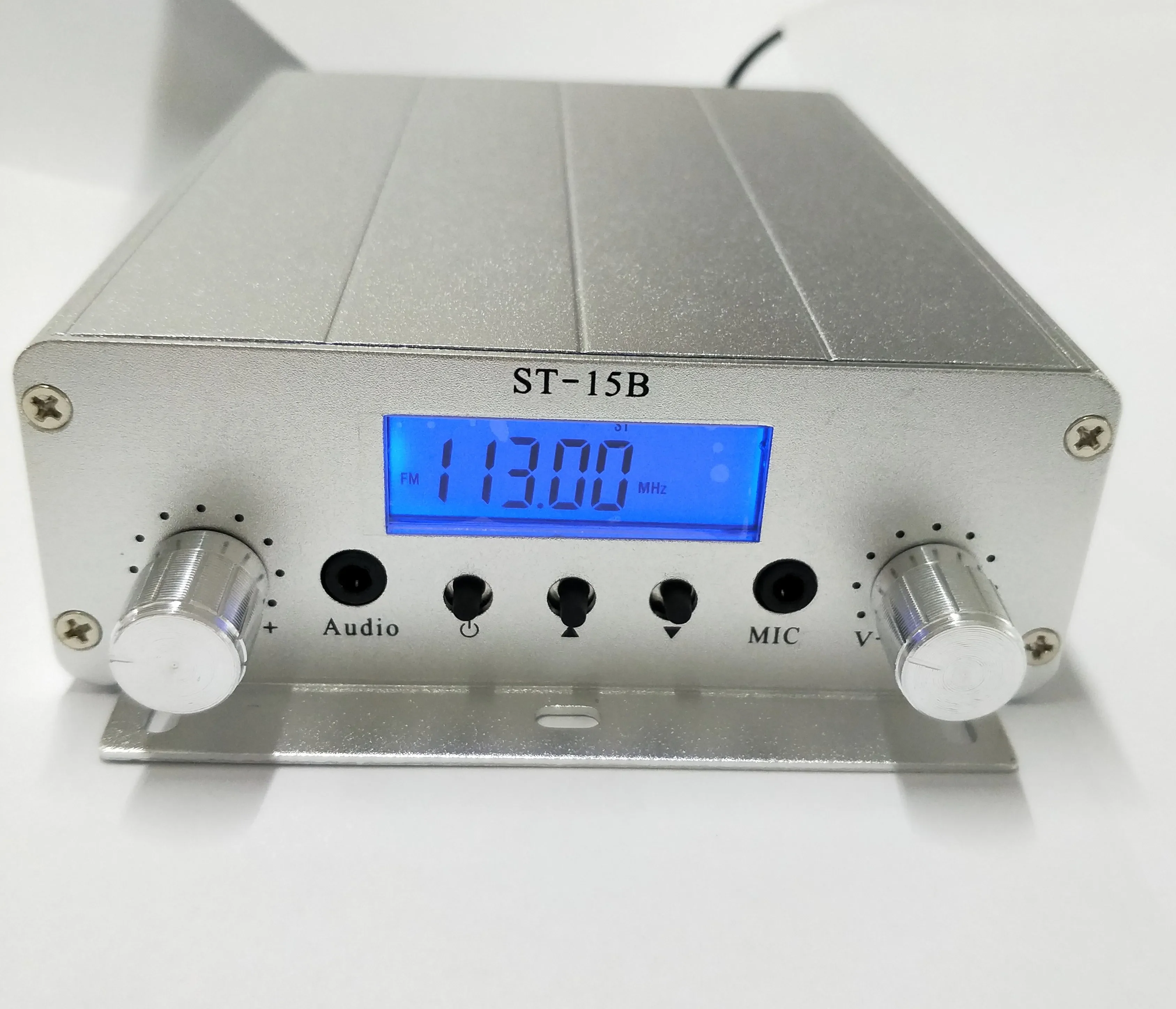 15W ST-15B V3 Stereo FM Transmission Transmitters 76-108/113MHz Small wireless audio transmitter only host - Image 5