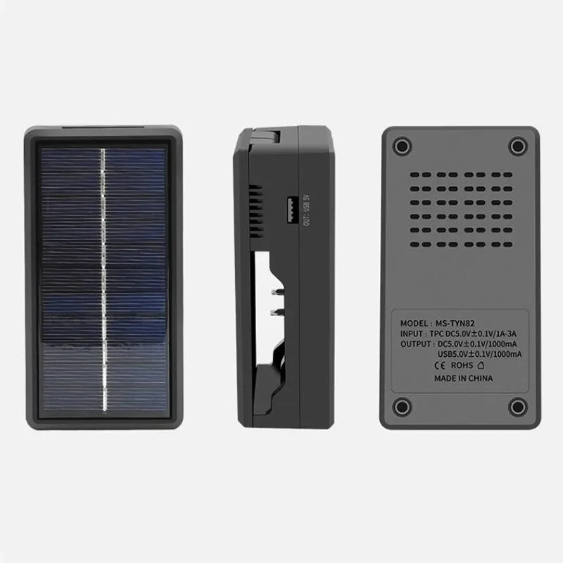 18650 Solar Battery Charger Multi Munctional Solar Type C Intelligent Lithium Battery Holder Power Bank Cases without Battery - Image 6