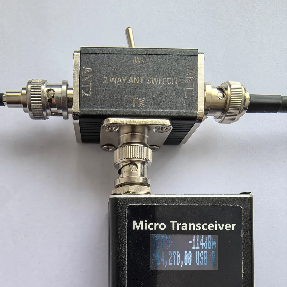 2 Way CB/HAM Antenna Coax Switches 1 Input & 2 Outputs 100W 0-50MHz Manual Coaxial Antenna Switches Antenna Switches - Image 3