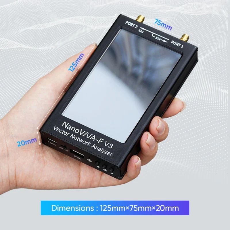 Latest NanoVNA-F V3 4.3 inch 6GHz HF VHF UHF Vector Network Analyzer Antenna Analyzer SWR - Image 5