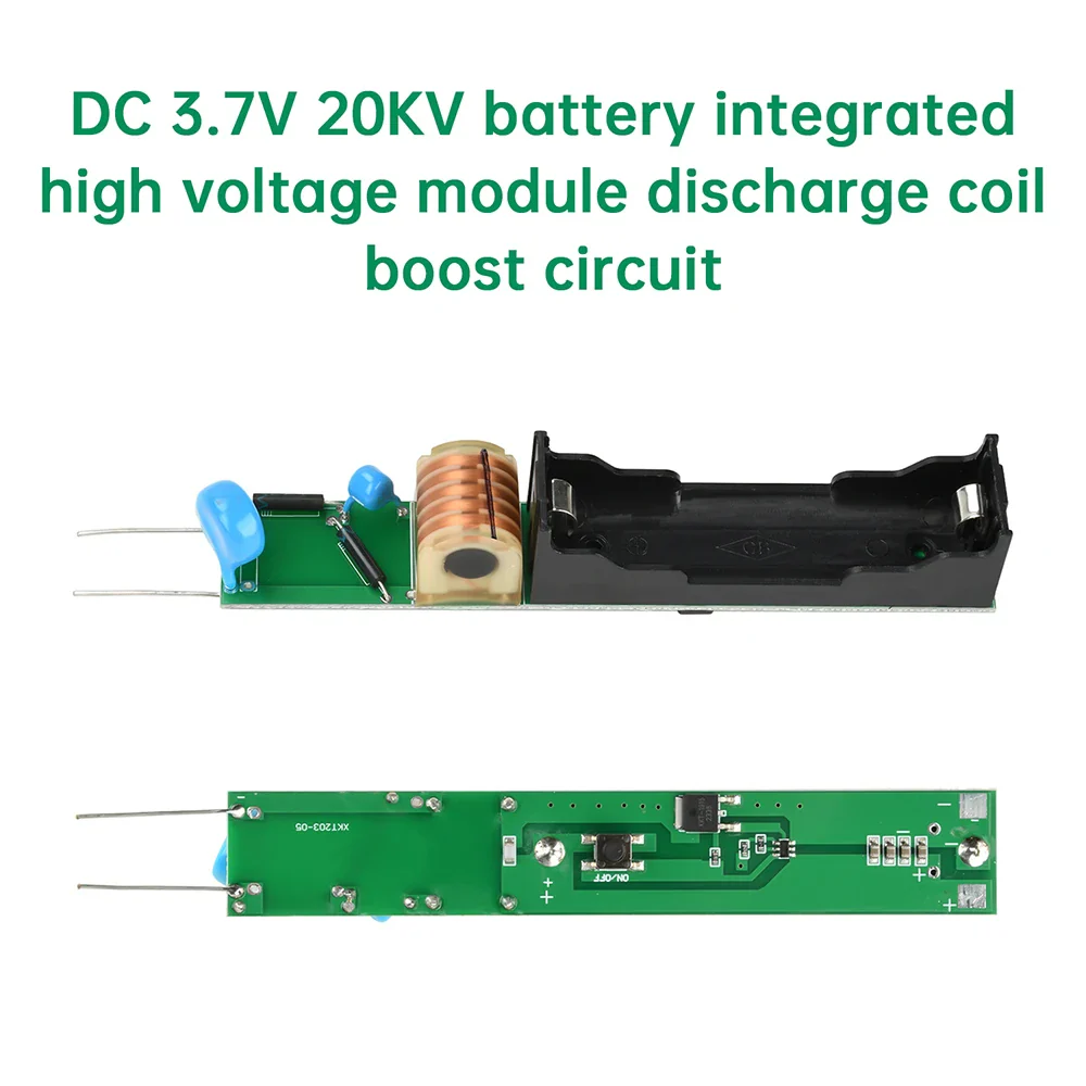 3.7V Ignition Coil Booster 20KV High Voltage Step Up Transformer arc Pulse Hipot Generator Inverter Power Supply - Image 3