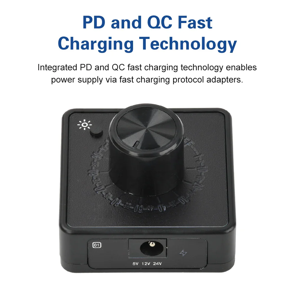 4 Wire Fan PWM Speed Controller PD QC Fast Charging Type C DC 24V 12V 5V Cooling Fan Speed Regulator - Image 2