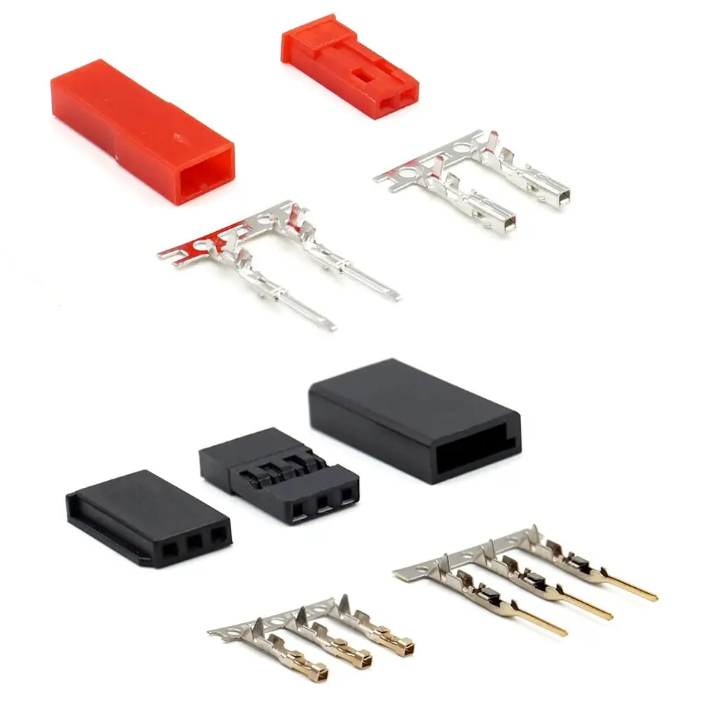 40 Sets Servo Plug Male Female Connector Crimp Pin Cable Kit Compatible JST SYP Futaba for Hitec Spektrum RC - Image 5