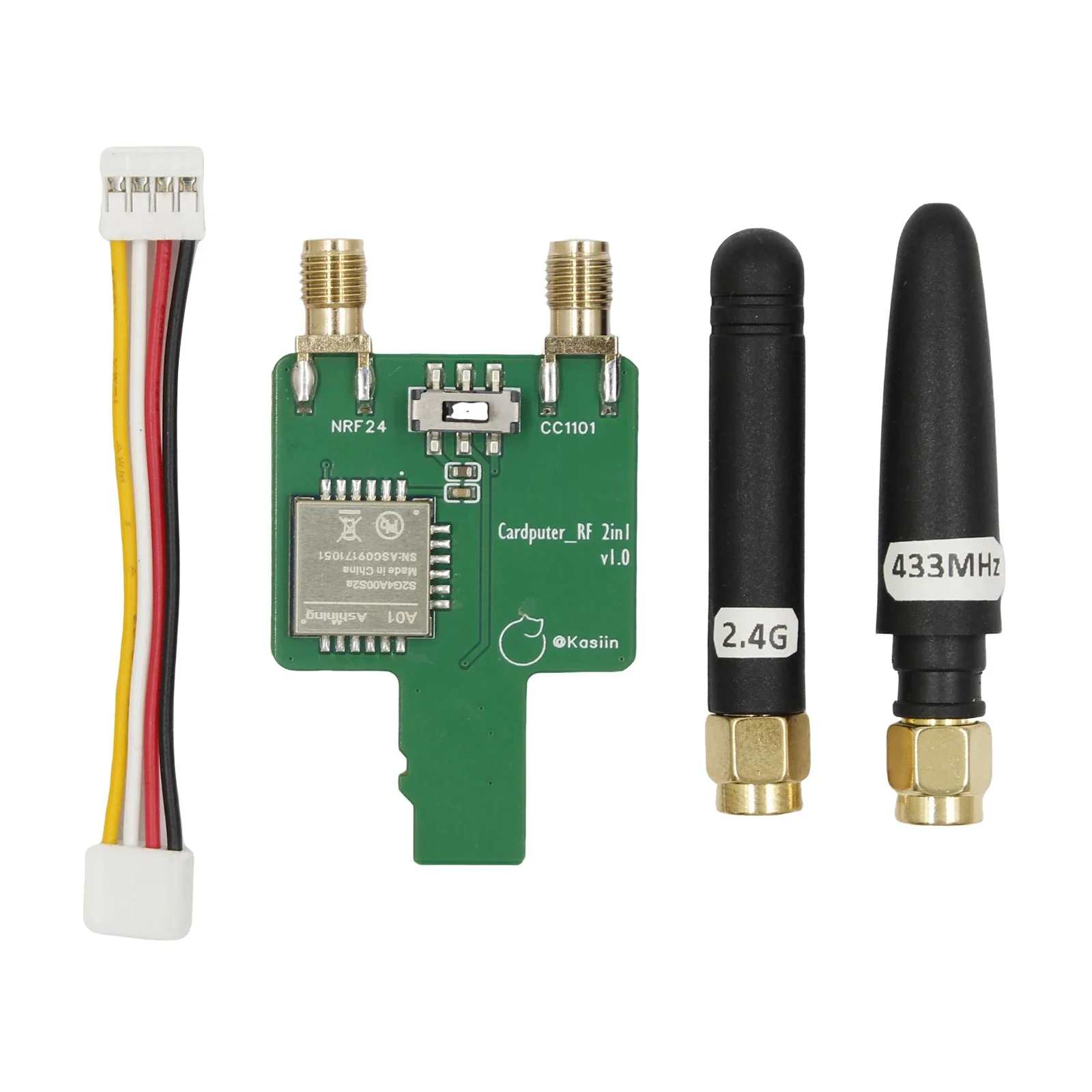 433MHz CC1101 NRF24 2-in-1 RF Module Development board for M5Stack Cardputer, Plug-and-Play Grove Port, Supports Bruce Firmware - Image 2