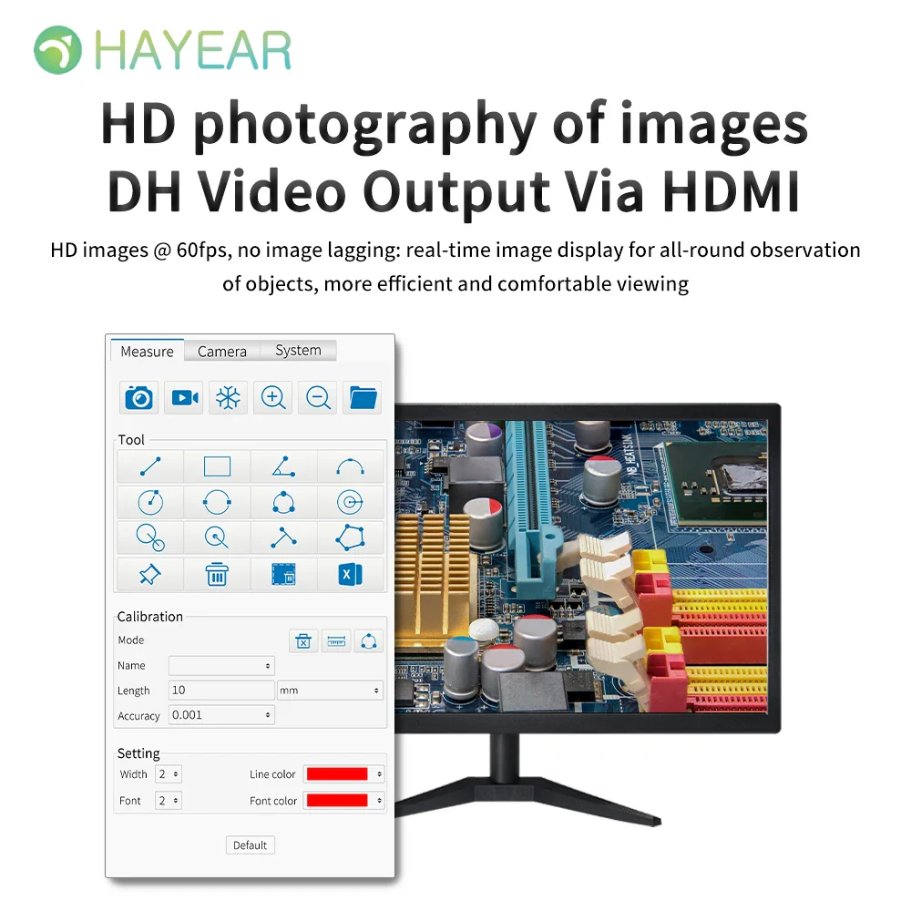 4K 60FPS SONY IMX585 Sensor UHD Measuring Digital Electronic Microscope Camera 8MP HDMI USB Type-C 3.0 for SMT Soldering Lab - Image 4
