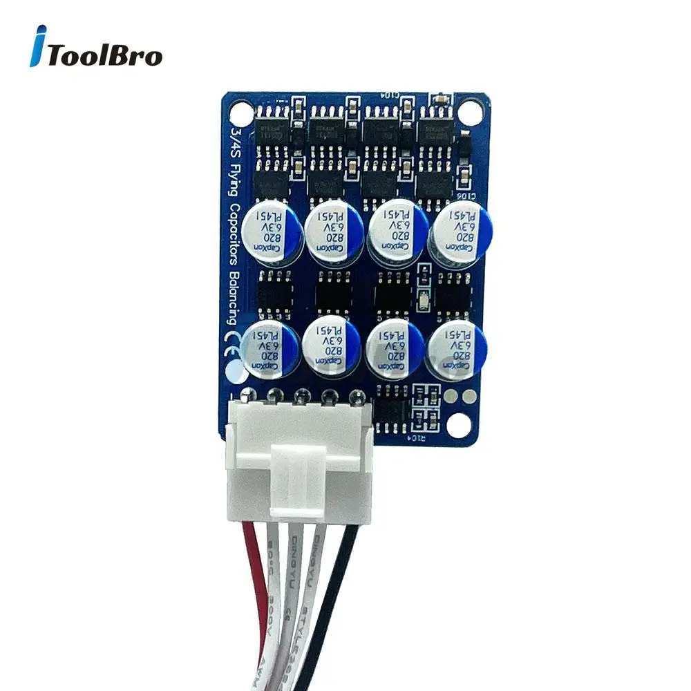 4S 6S 8S 3A BMS Lifepo4 Lithium Battery Active Balancer Equalizer 3.2V-4.4V Battery Cell Packs Balance Energy Transfer for RV - Image 2
