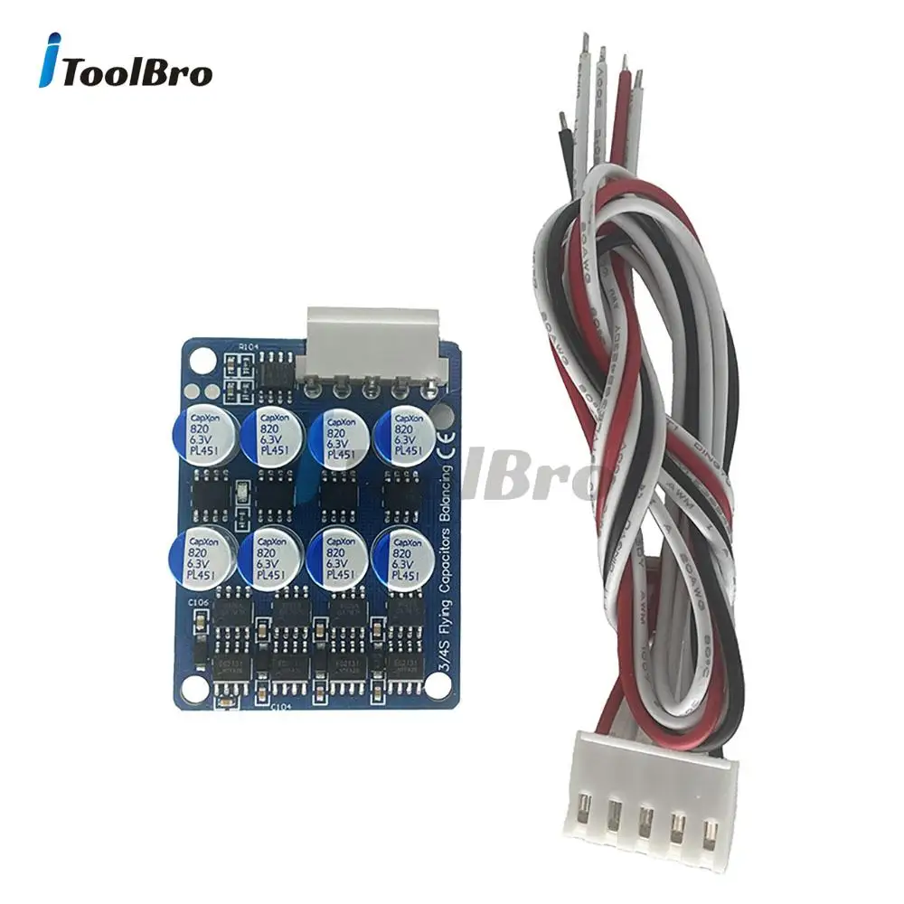 4S 6S 8S 3A BMS Lifepo4 Lithium Battery Active Balancer Equalizer 3.2V-4.4V Battery Cell Packs Balance Energy Transfer for RV - Image 7