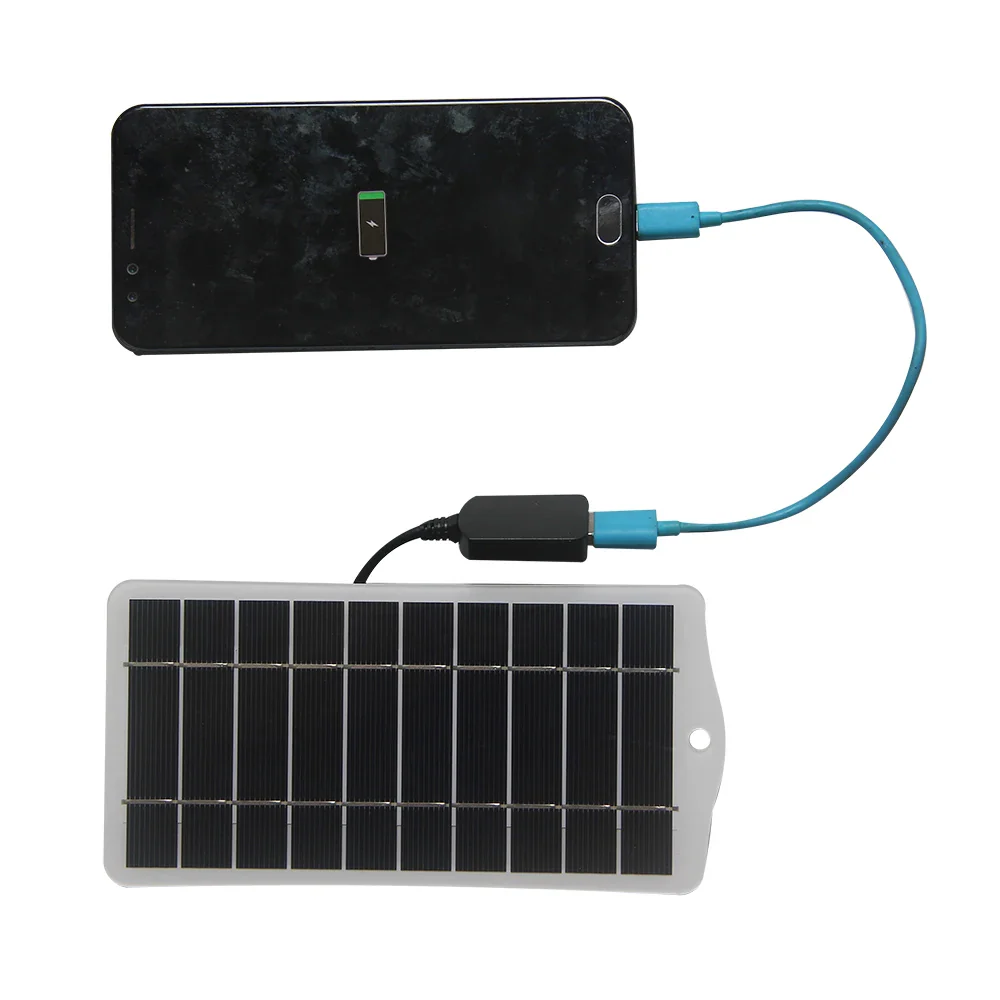 5W 5V Solar Panel Charger for iPhone Mobile Power Bank, Portable Outdoor Solar Charger 3.7V-5V Battery - Image 11