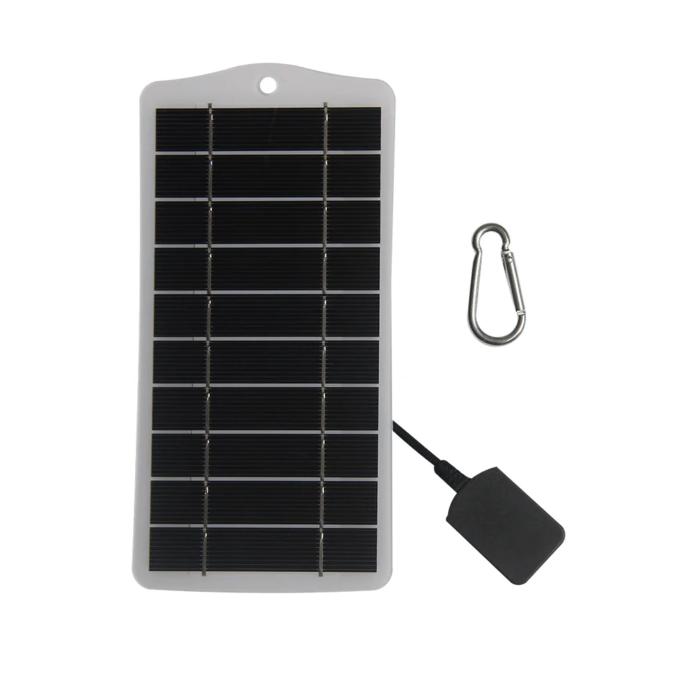 5W 5V Solar Panel Charger for iPhone Mobile Power Bank, Portable Outdoor Solar Charger 3.7V-5V Battery - Image 4