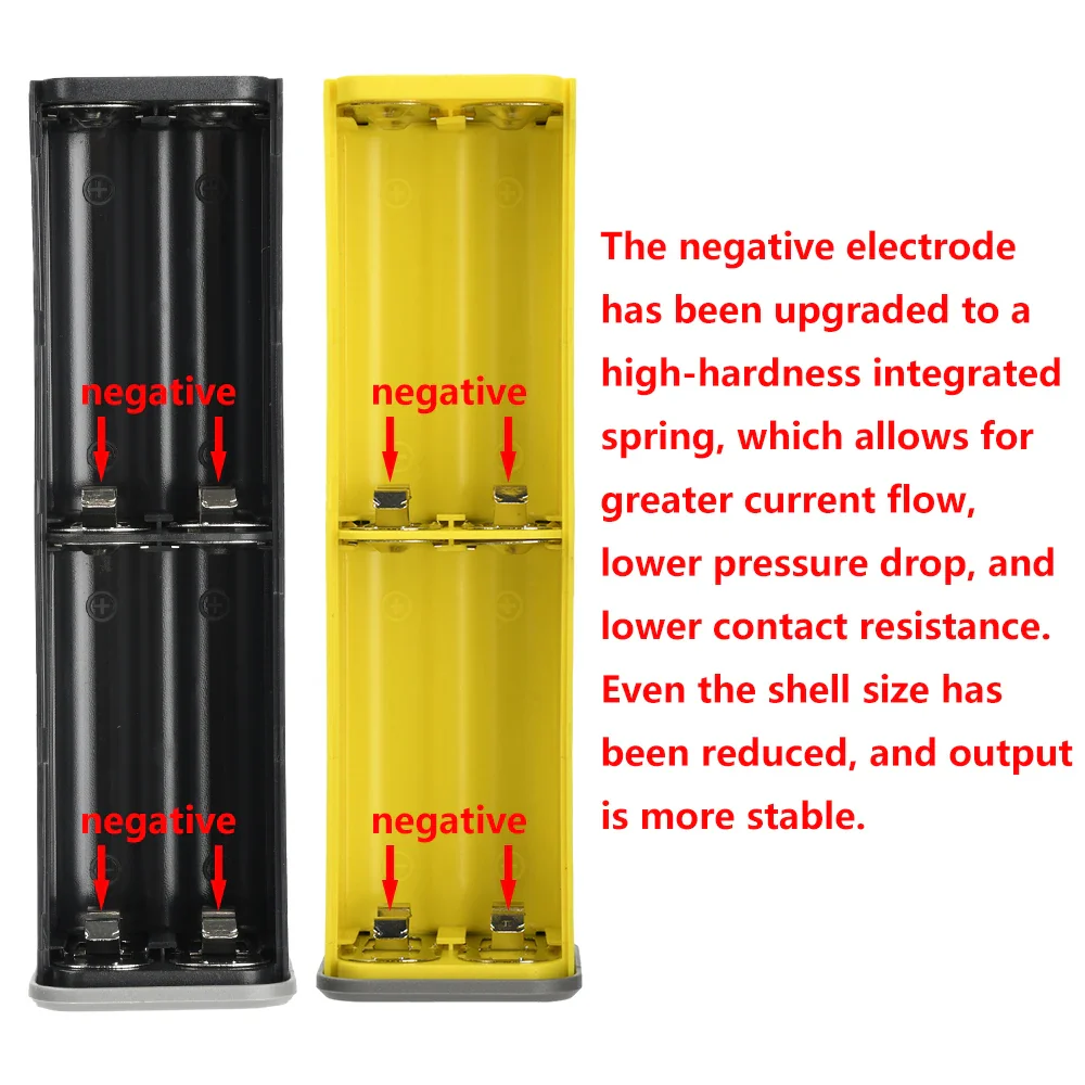 8*18650 Battery Case PD 45W Super Fast Charging Transparent Rechargeable Case Weldless Box With Outdoor Light - Image 4
