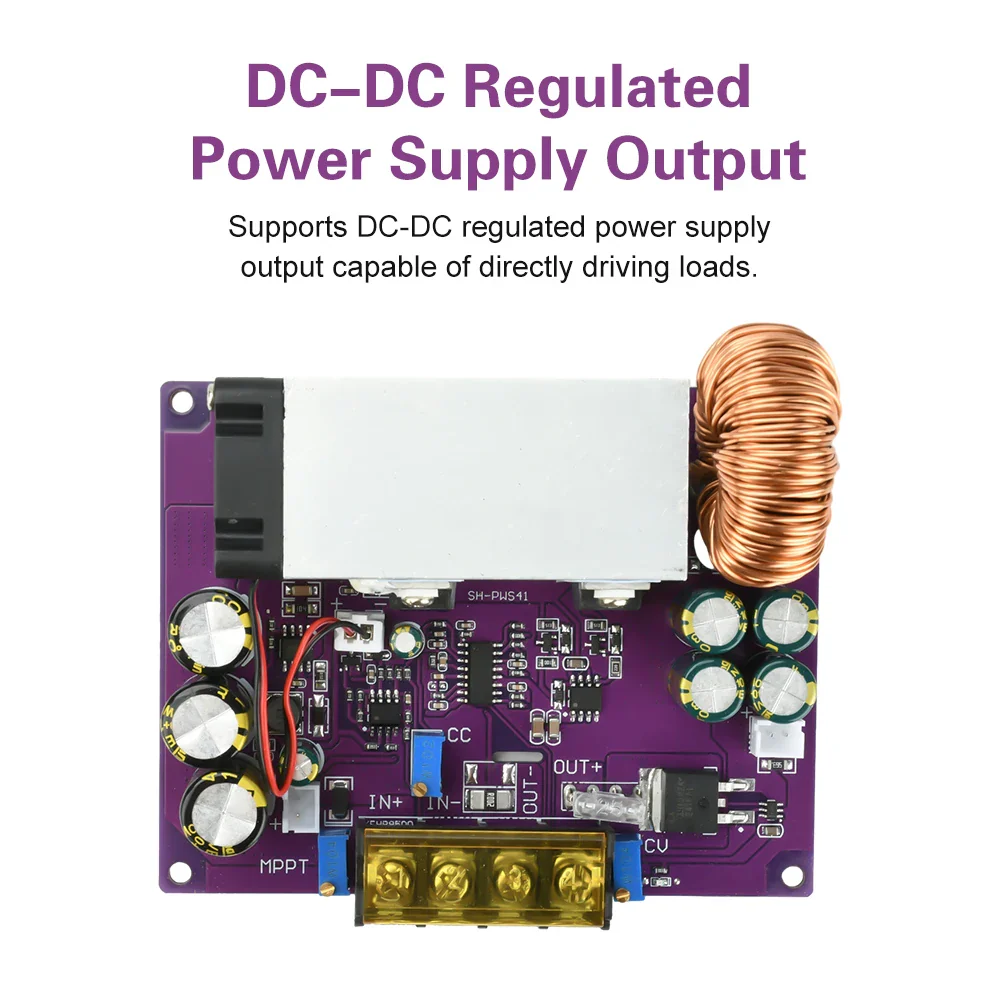 800W 25A MPPT Solar Charger Power Supply Module 18V-90V to 2-60V DC-DC Step Down Buck Converter Auto Charging Board Ideal Diode - Image 5