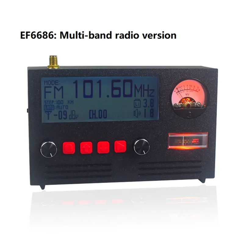 -A20Z TEF6686 FM Multi-Band Radio Receiver 8000Mah Lithium Battery Nyakoishi Versio With Audio VU Indication And S-Meter - Image 5