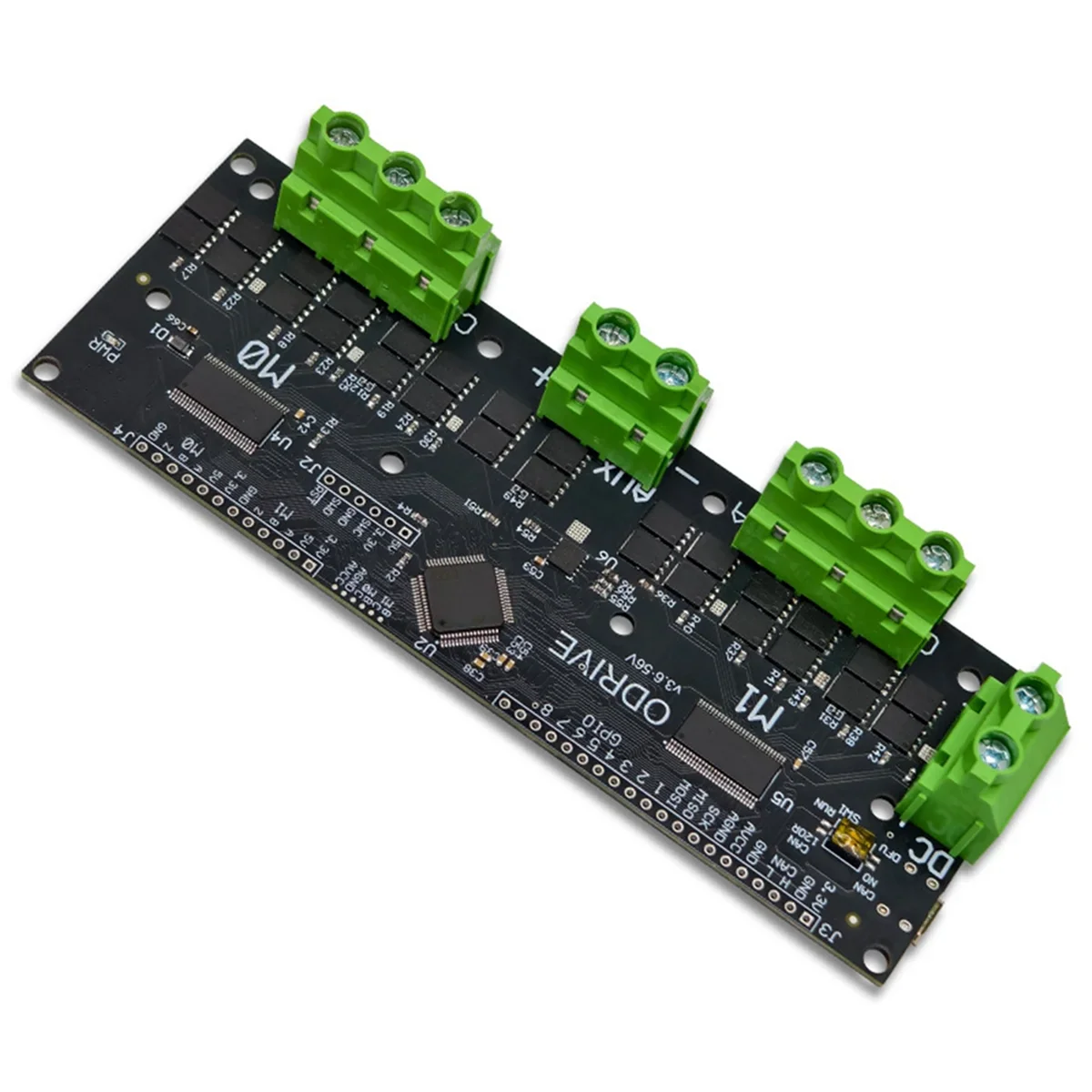 A72Z ODrive3.6 56V FOC-BLDC Servo Dual Motor Controller STM32F4 Support Multiple Encoder ODrive3.6 Motor Control Board 12-56V - Image 2