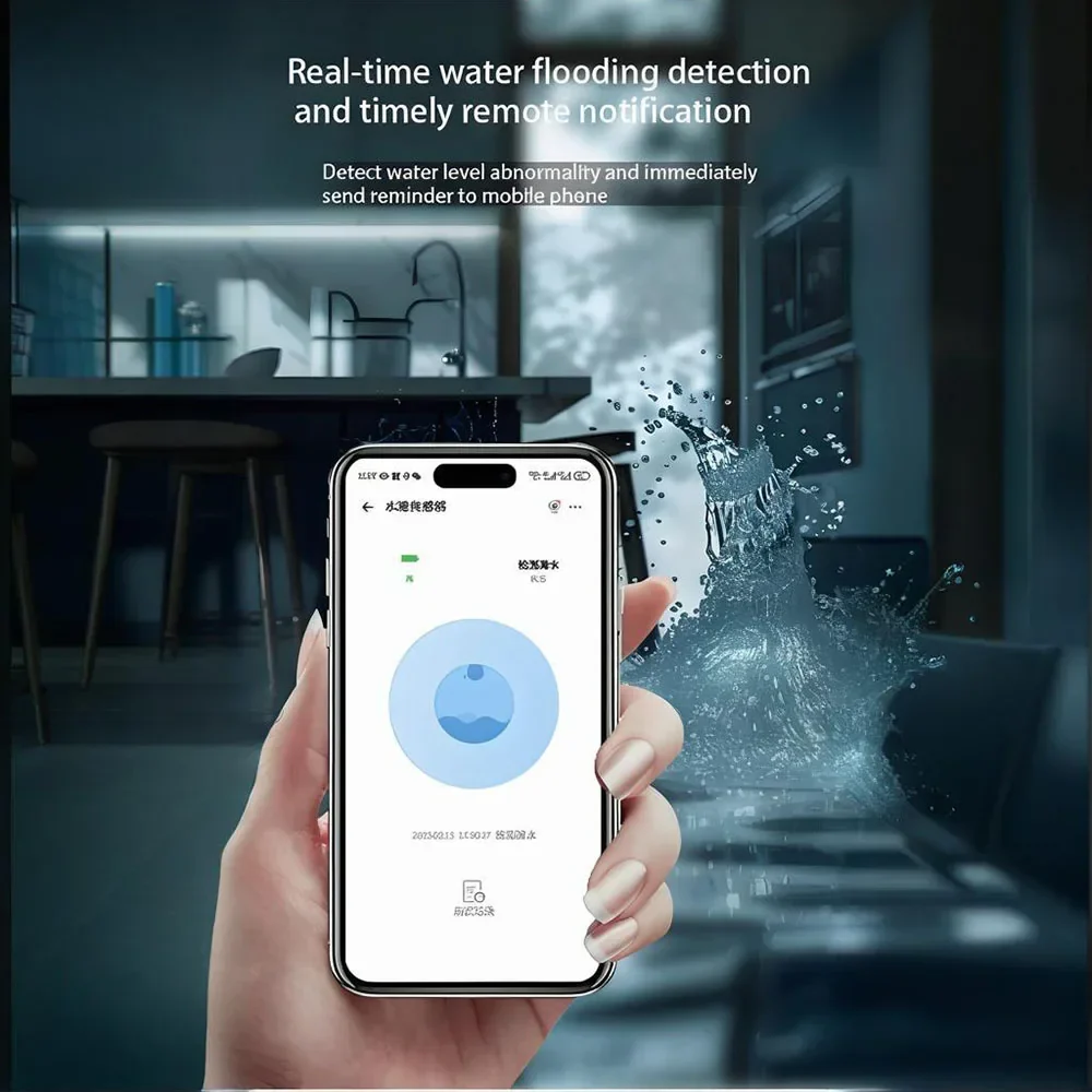 Advanced Zigbee Rain Sensor for Wireless Outdoor Rain Detection,Water Leak Sensor,Linkage Control,eWelink APP Supported - Image 3