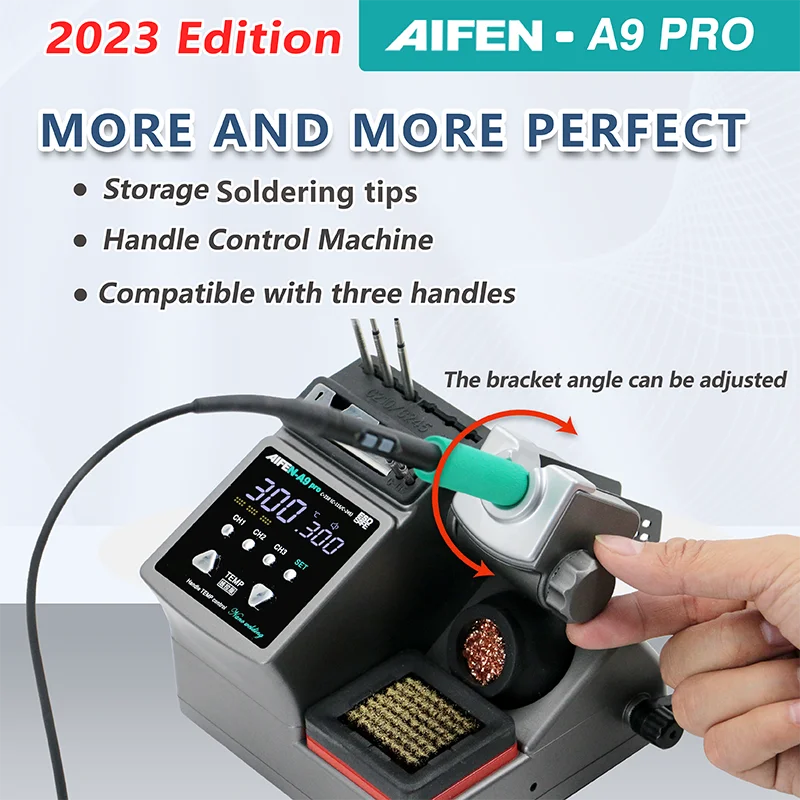 AIFEN A9PRO Soldering Station Compatible SUGON Soldering Iron Tip 210/245/115 Handle Control Temperature Welding Rework Station - Image 2