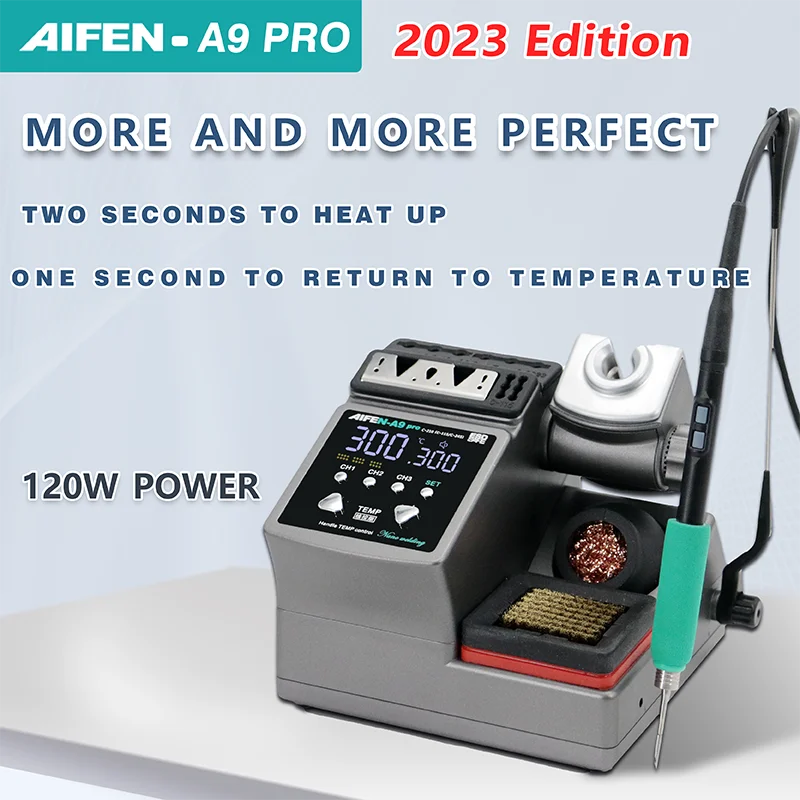 AIFEN A9PRO Soldering Station Compatible SUGON Soldering Iron Tip 210/245/115 Handle Control Temperature Welding Rework Station - Image 6