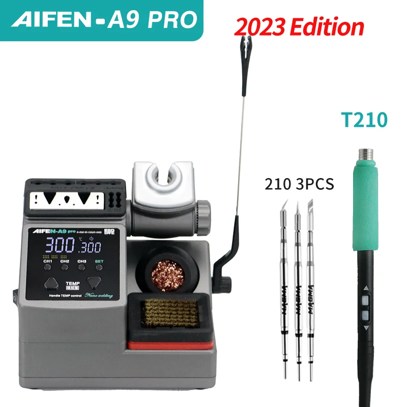 AIFEN A9PRO Soldering Station Compatible SUGON Soldering Iron Tip 210/245/115 Handle Control Temperature Welding Rework Station - Image 7