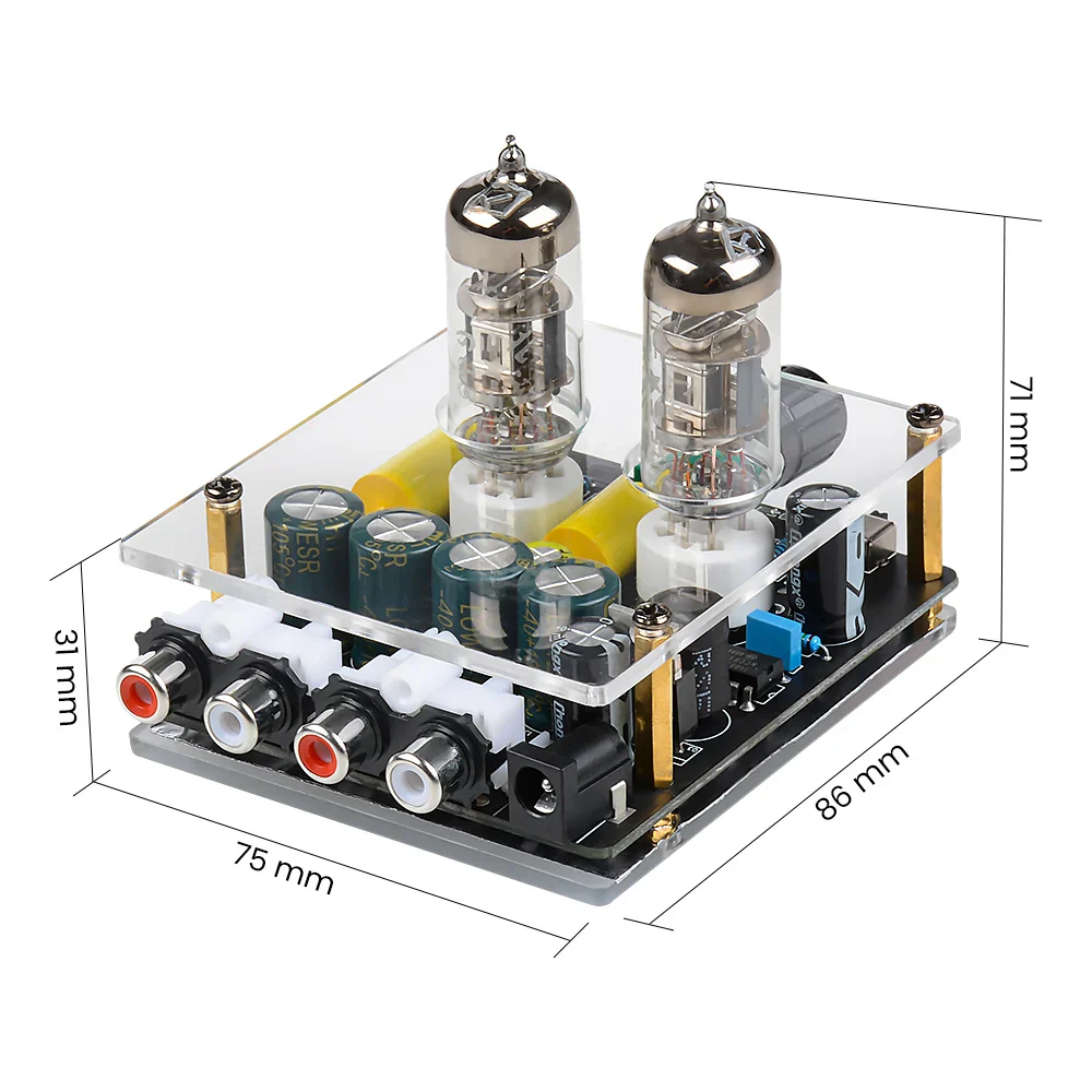 AIYIMA Upgraded 6A2 Tube Preamplifier Amplifiers HiFi Preamp Bile Buffer Audio Amp Speaker Sound Amplifier Home Theater DIY - Image 4