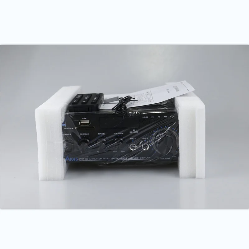 AK45 HiFi Digital Bluetooth Audio Amplifier MP3 Channel 2.0 Sound Power AMP stereo Home Automotive Car for Speakers MAX 350W*2 - Image 5