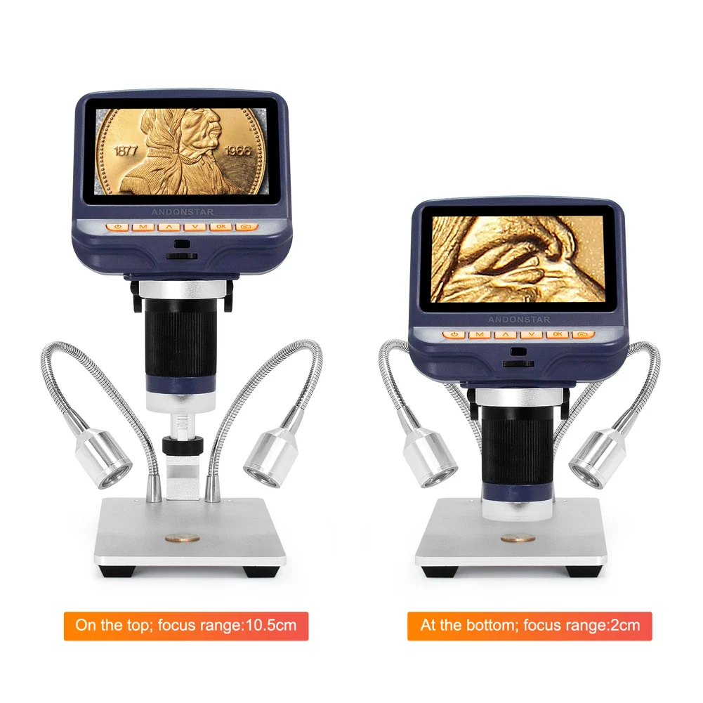 Andonstar AD106S USB Digital Microscope with Screen for Phone Repair Soldering Tool BGA SMT Jewelry Appraisal Biologic Use Kids - Image 3