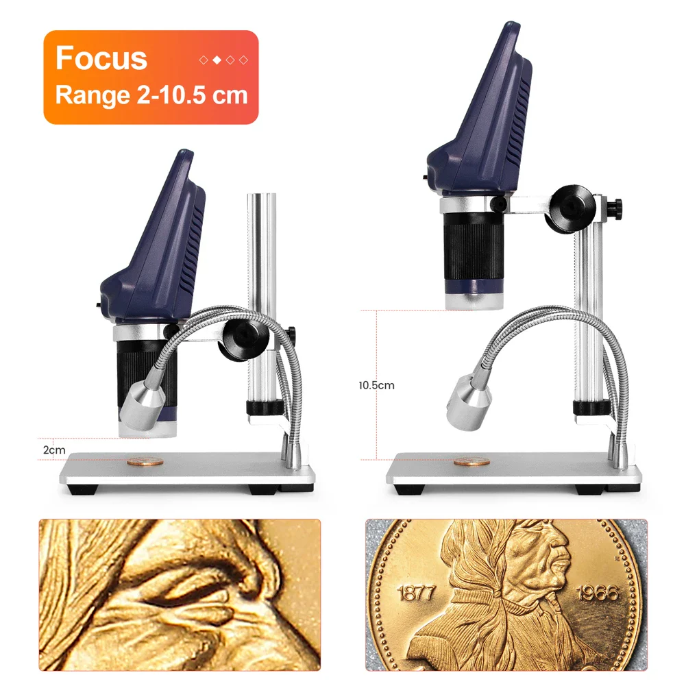 Andonstar AD106S USB Digital Microscope with Screen for Phone Repair Soldering Tool BGA SMT Jewelry Appraisal Biologic Use Kids - Image 6
