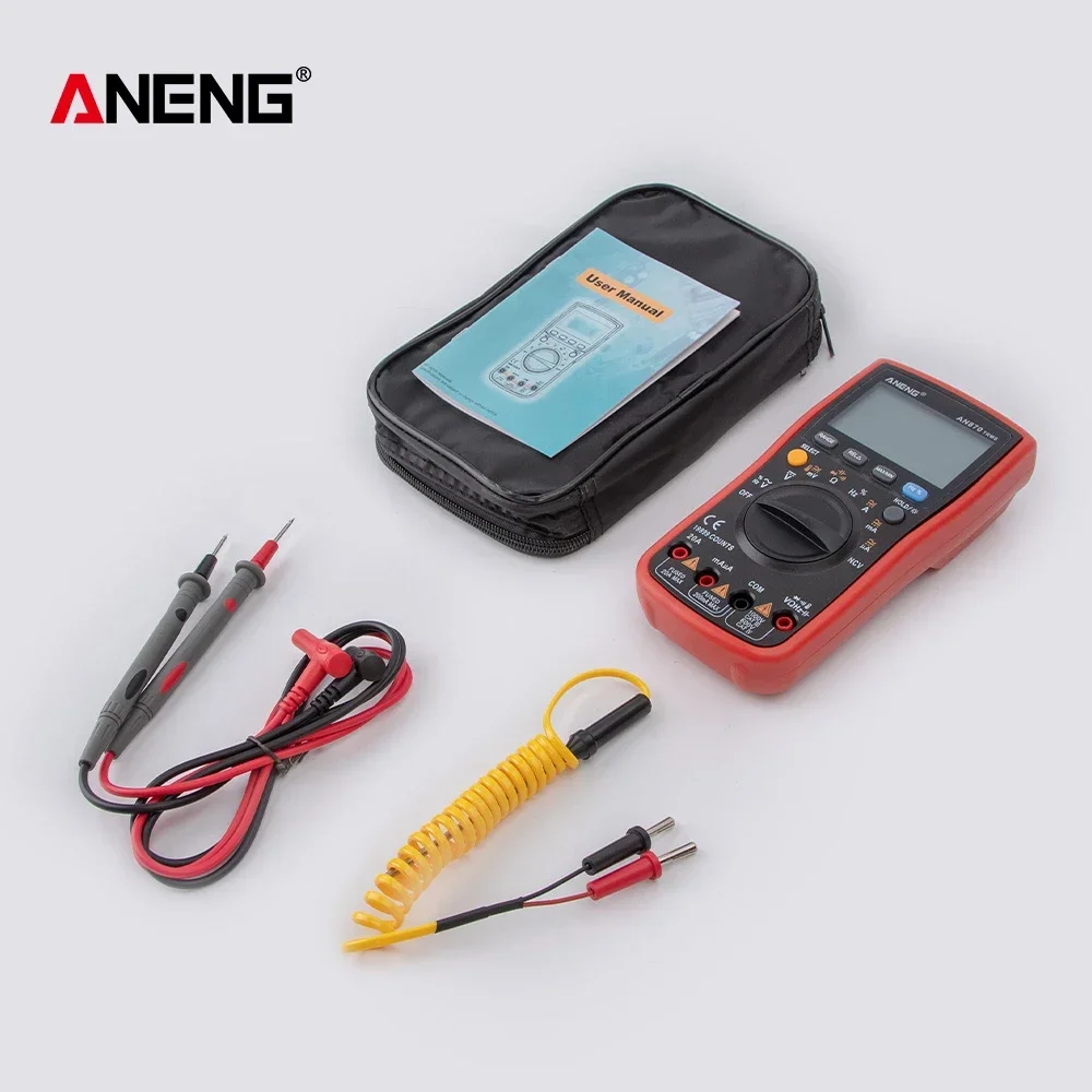 ANENG AN870 Digital Multimeter Profesional 19999 Counts  AC/Voltage Current NCV Capacitance Resistance Ohm Auto Range Test Tool - Image 7