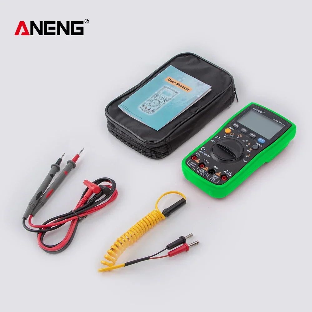 ANENG AN870 Digital Multimeter Profesional 19999 Counts  AC/Voltage Current NCV Capacitance Resistance Ohm Auto Range Test Tool - Image 8